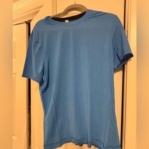 lululemon Percision T athletica Blue Men's Shirt NWT L